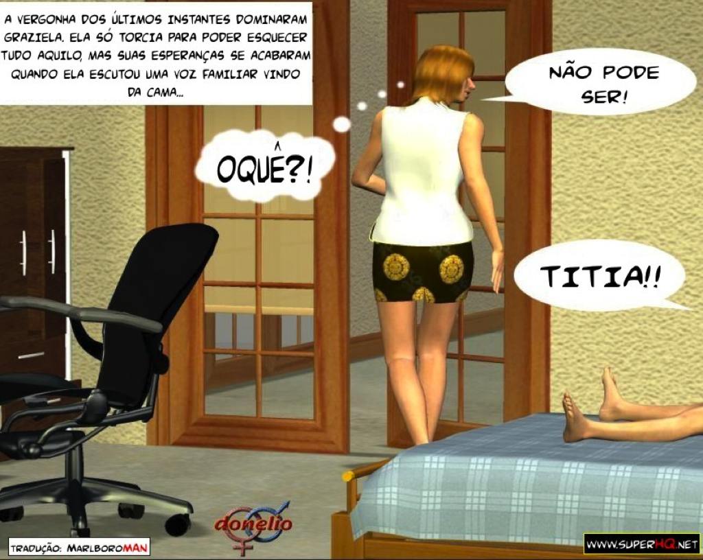 3D Hentai - Tia Graziela - Fodendo com sobrinho - Incesto