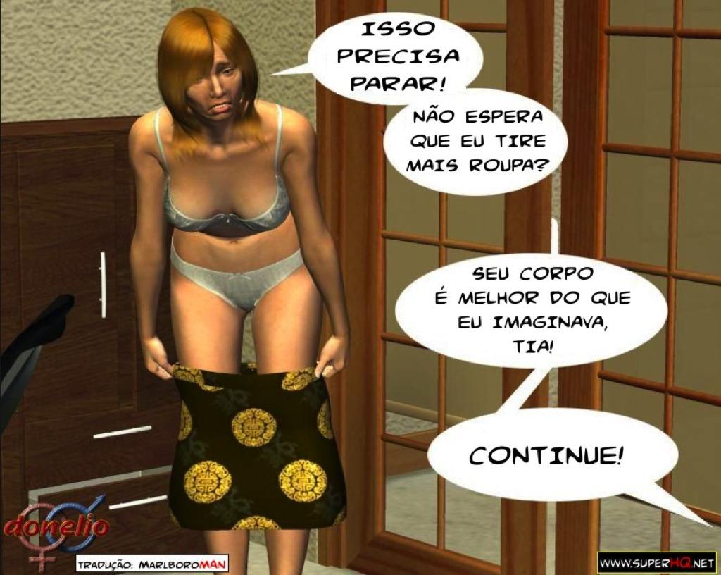 3D Hentai - Tia Graziela - Fodendo com sobrinho - Incesto