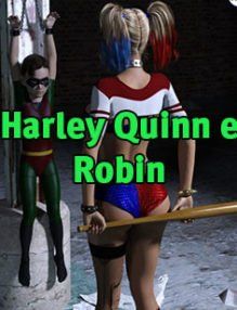 Harley Quinn e Robin – Mad Shota Love – Sexo com o novinho