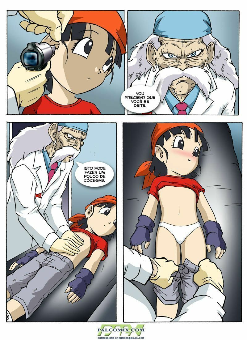 Dragon Ball Z Hentai - Pan vai ao médico e perde a virgindade