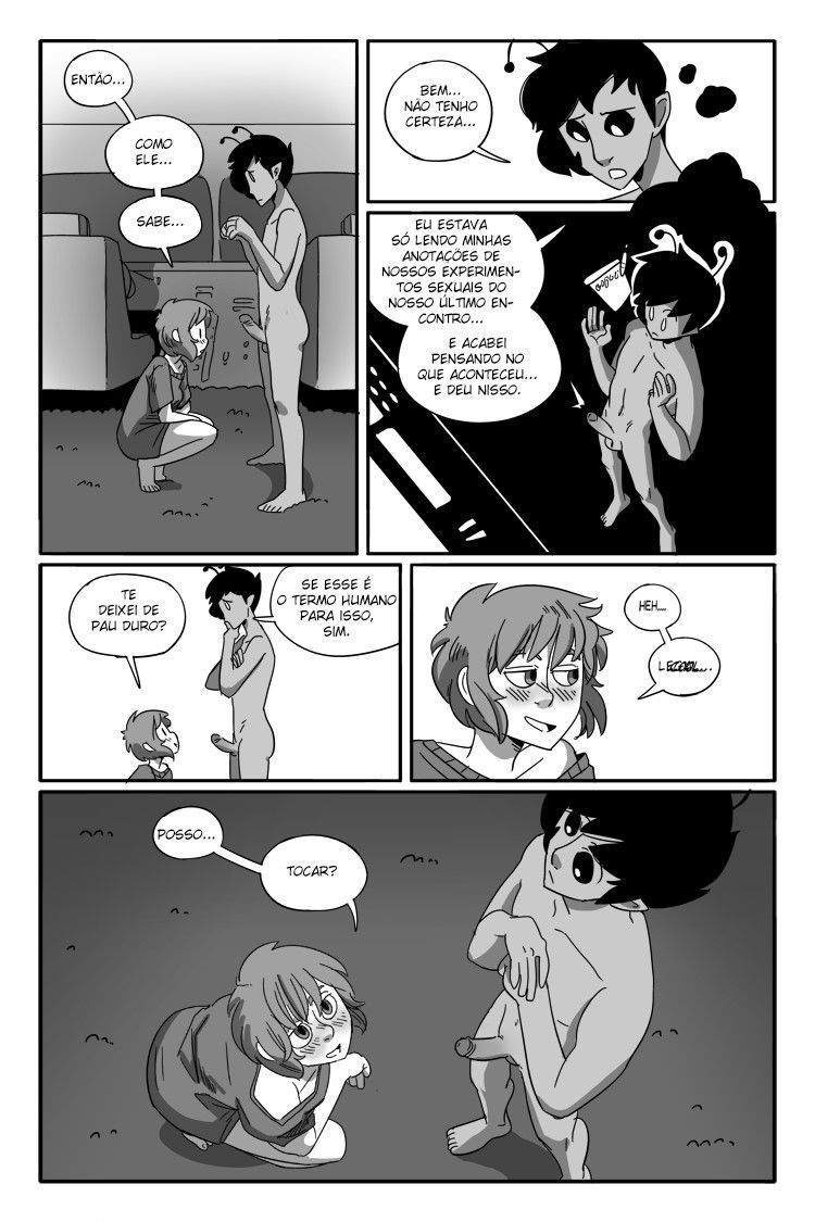 Encontro espacial - Quadrinhos de sexo - Hentai Home