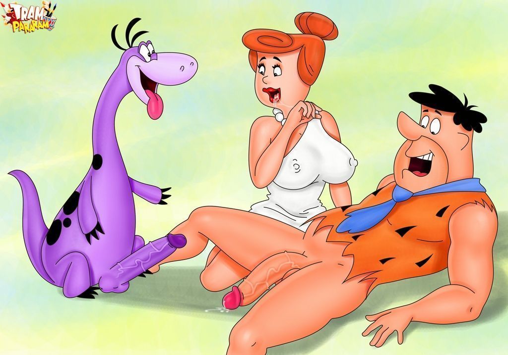 Flintstones Pornô - Putaria maluca no sexo de família