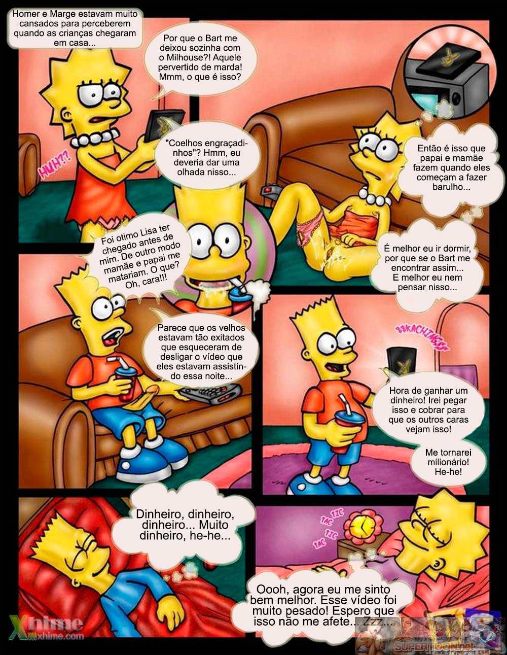 Homer Fode Mart E Lisa Batendo Siririca Pro Bart foto