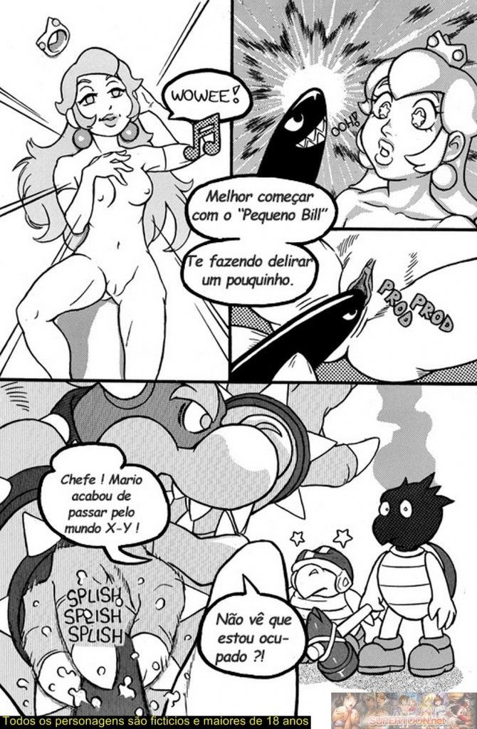 Mario Hentai - O resgate da princesa fudiona