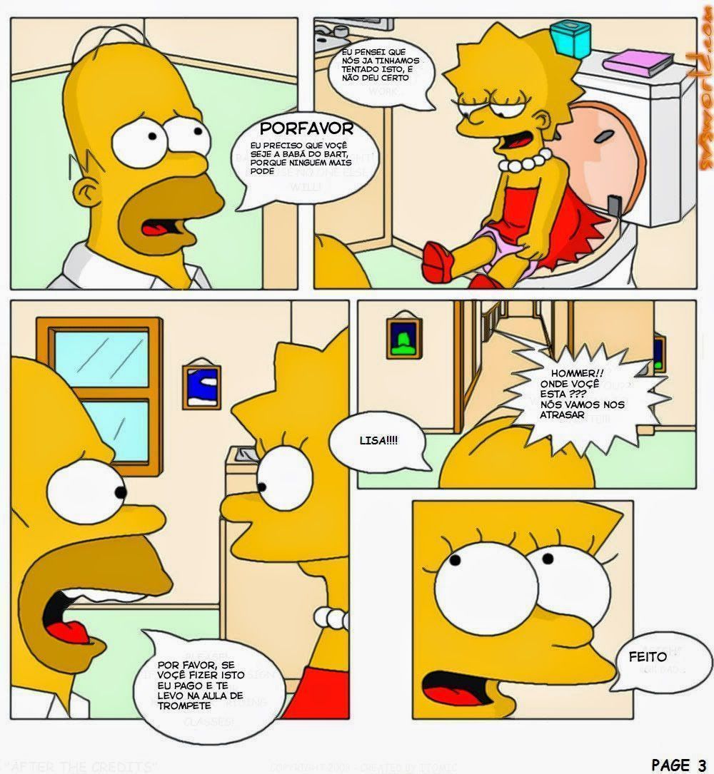 Os Simpsons - Quadrinhos de Sexo - Lisa a Safada
