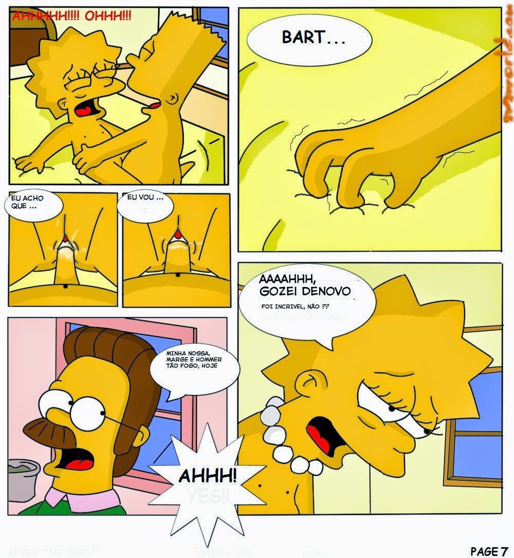 Os Simpsons - Quadrinhos de Sexo - Lisa a Safada