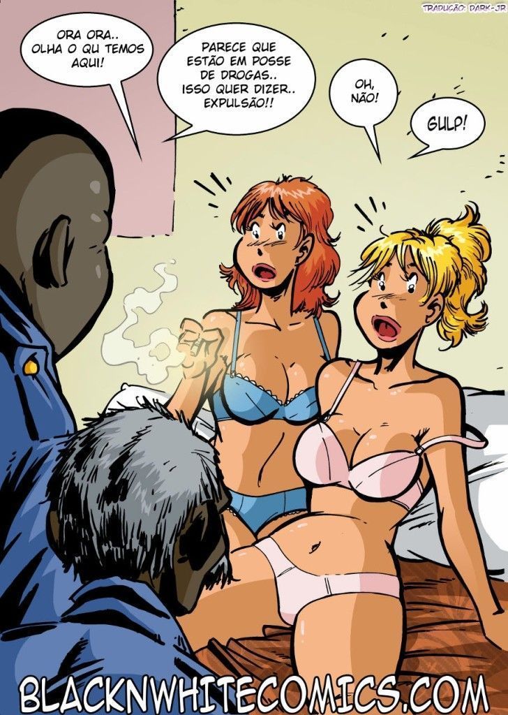 Quadrinho Porno - Campus Policial - Quadrinhos Eróticos