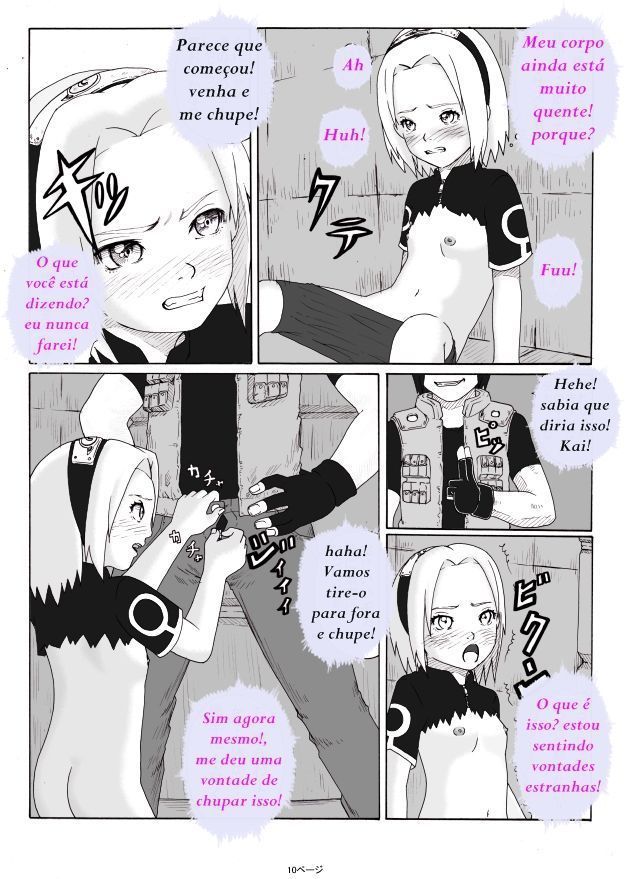 Quadrinhos Porno - O Segredo de Sakura! - Naruto Pornô