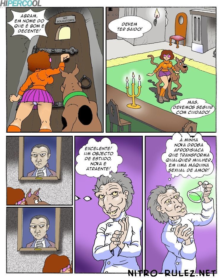 Scooby Doo - O Mistério da arma Sexual - Quadrinhos Porno - HQ zoofilia
