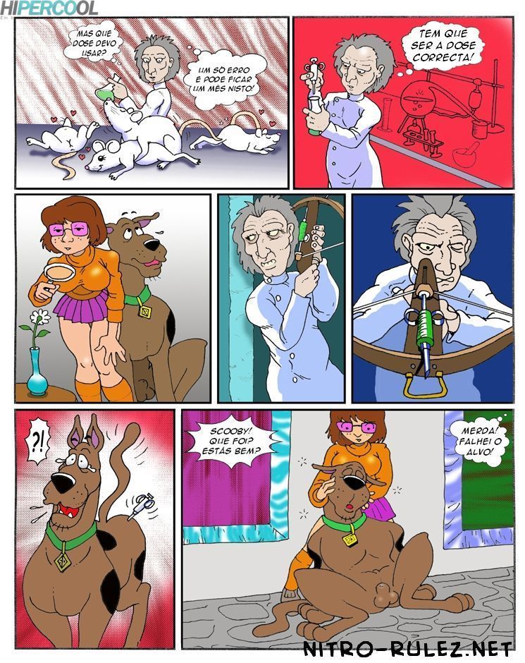 Scooby Doo - O Mistério da arma Sexual - Quadrinhos Porno - HQ zoofilia