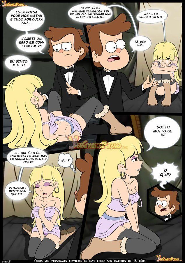 Cartoon Porno - Gravity Falls - Nada é o que Parece - HQs Adultos