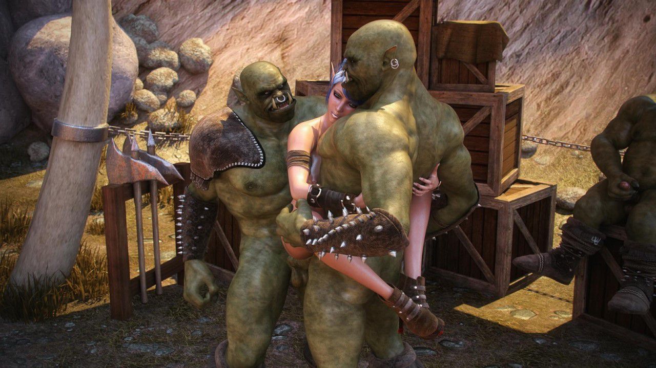 Hentai 3D - O ataque dos Orcs tarados - Quadrinhos Eróticos