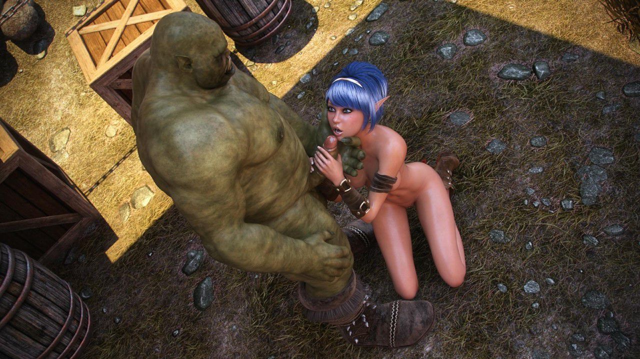 Hentai 3D - O ataque dos Orcs tarados - Quadrinhos Eróticos