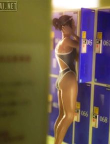 Hentai 3D – Sacanagem no vestiário feminino