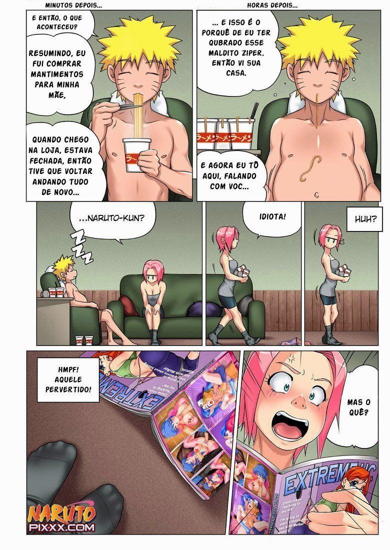 Naruto Hentai - Quem vai foder Sakura? - Quadrinhos Eróticos