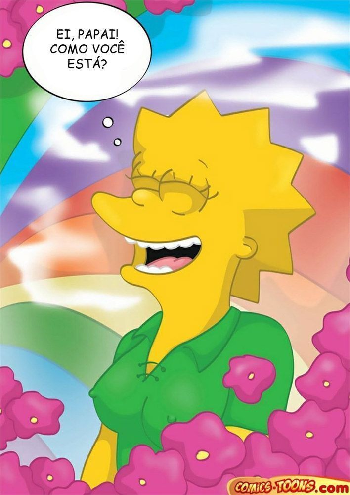 Os Simpsons Hentai - Punindo Lisa - Quadrinhos Incesto