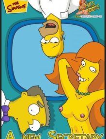 Quadrinho Porno – Homer fodendo a secretária gostosa – Os Simpsons Hentai