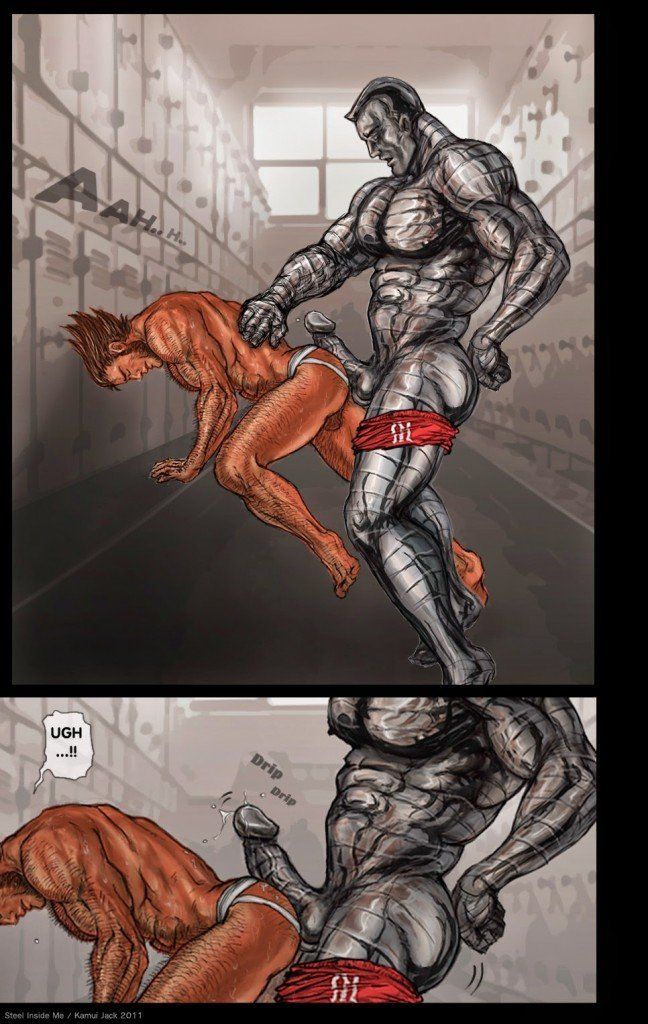 X-Men Gay - Homem de ferro e Wolverine fodendo - Quadrinhos Gays