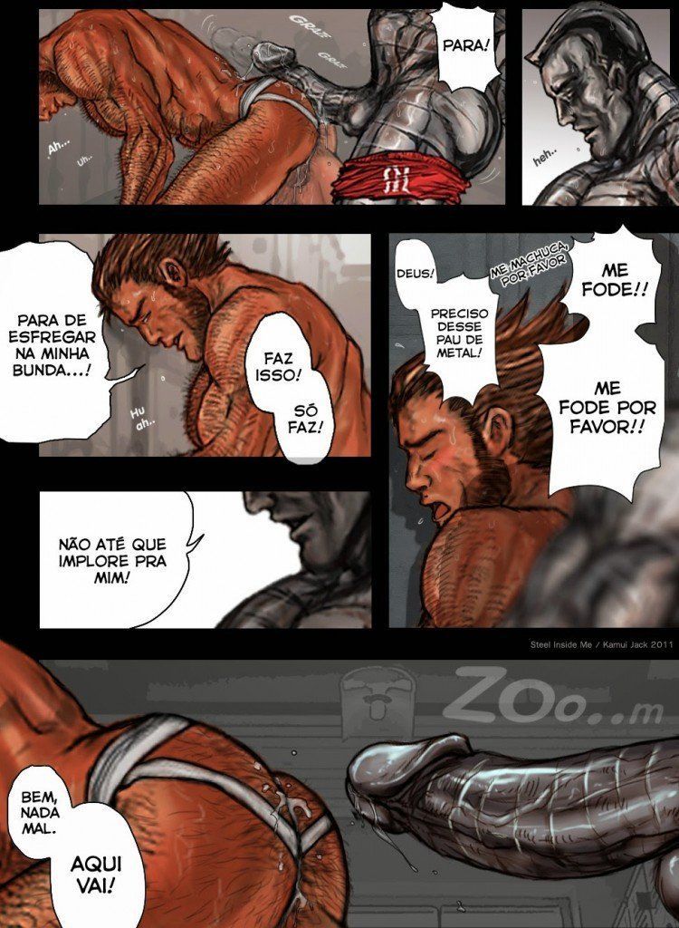 X-Men Gay - Homem de ferro e Wolverine fodendo - Quadrinhos Gays