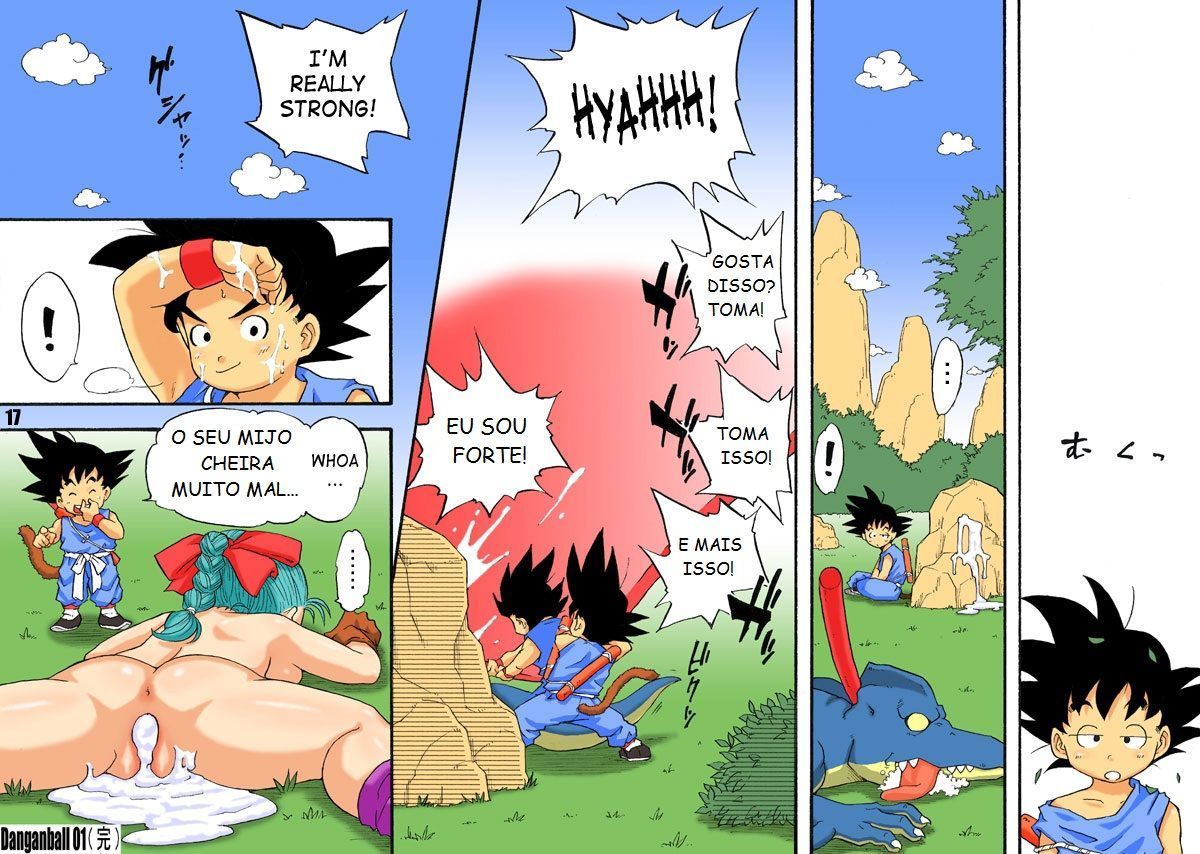 Dragon Ball Hentai - Danganball 1 - Quadrinhos Porno