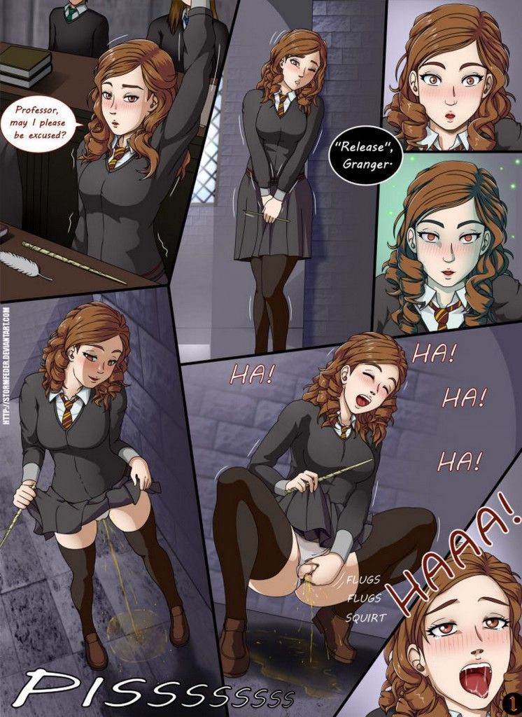 Harry Potter Porno - Fodendo a gostosa da Hermione - Cartoon Porno