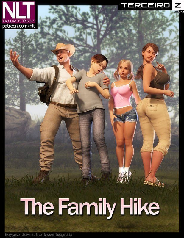 Hentai 3D - The Family Hike - Quadrinhos Incesto
