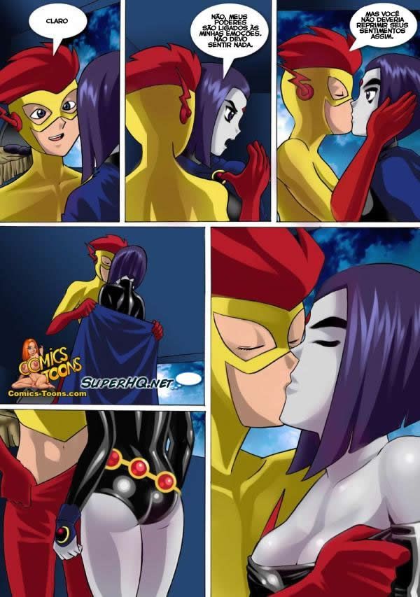 Hentai - Jovens Titans - Ravena x Flash