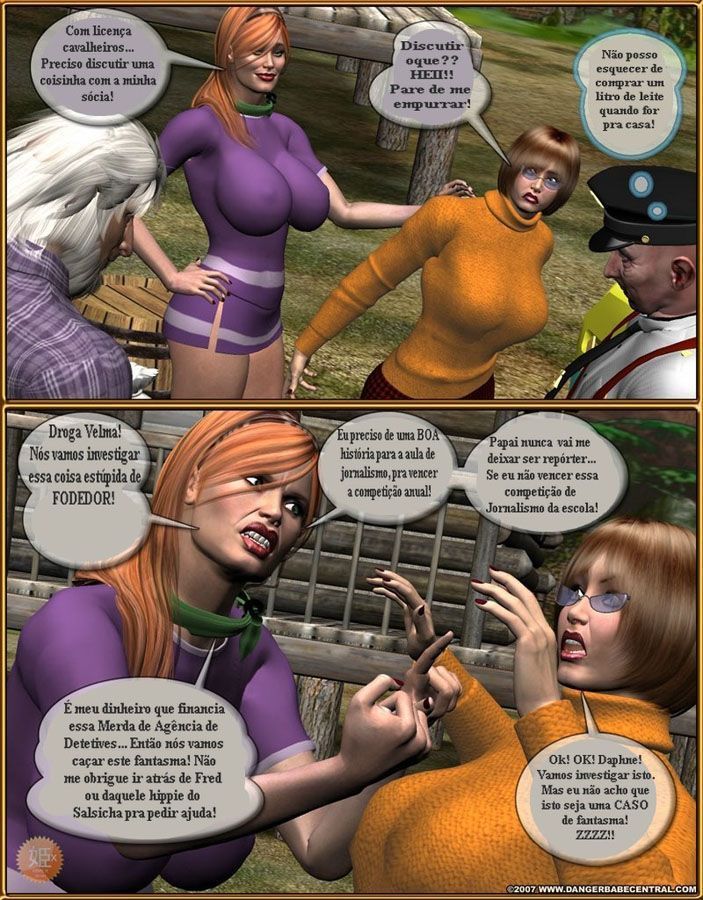 Scooby-Doo - O Estuprador de vaginas Parte 1 - Quadrinhos 3D - Quadrinhos Porno