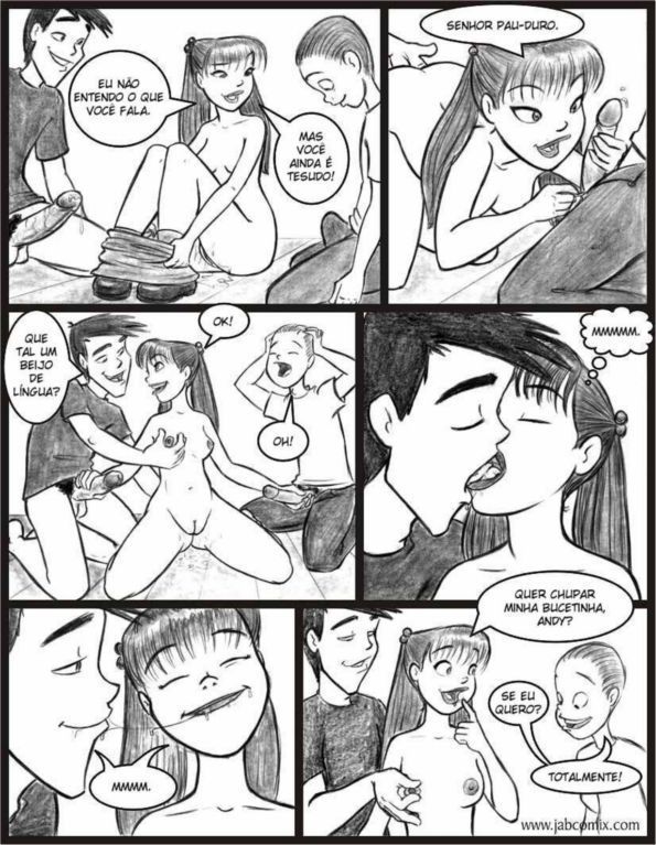 Quadrinho Erótico – Ay Papi #3 – Suruba com os amiguinhos – Cartoon Porno