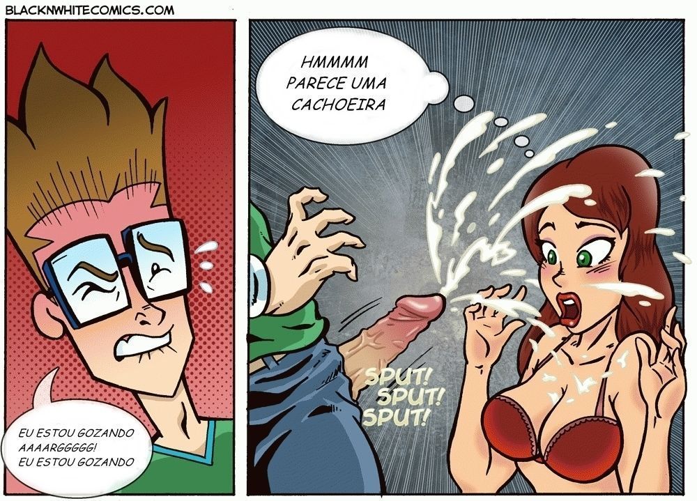 Cartoon Porno – Camarão Frito Parte 2 – Transando com as clientes – Quadrinho Erotico