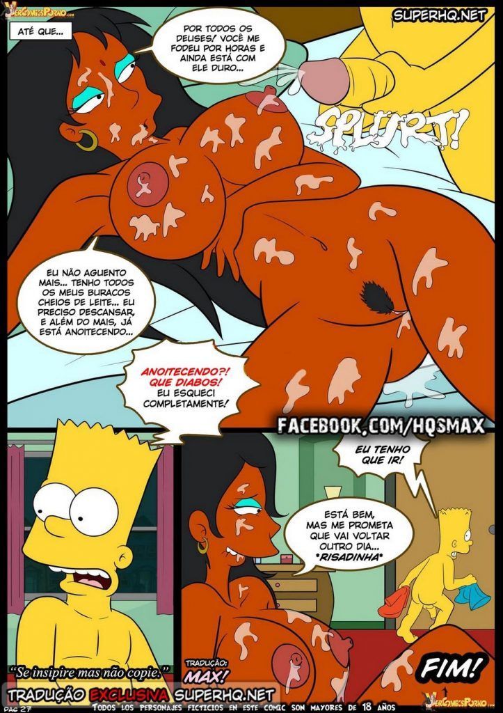 Cartoon Porno - Os Simpsons - Velhos Costumes #7 Completo - Quadrinhos Eróticos