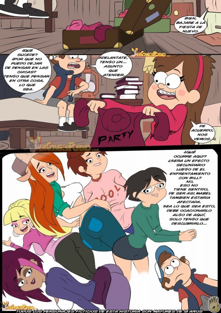 Gravity Falls Hentai - Um verão de prazer - Completo - Cartoon Porno