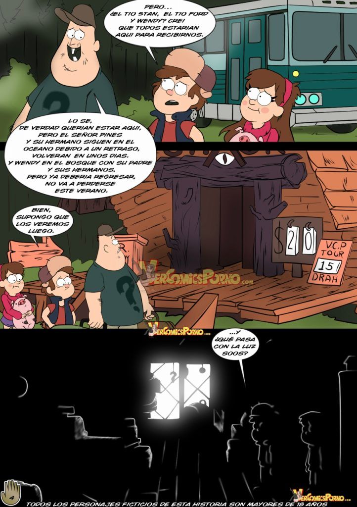 Gravity Falls Hentai - Um verão de prazer - Completo - Cartoon Porno