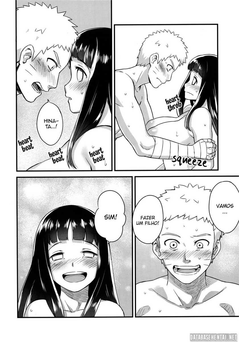 Naruto na banheira com Hinata - Naruto Hentai