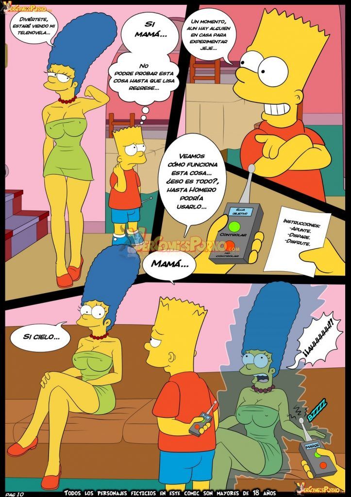 Quadrinho Incesto - Bart fode a buceta de Lisa e Marge bem gostoso - Os Simpsons Porno