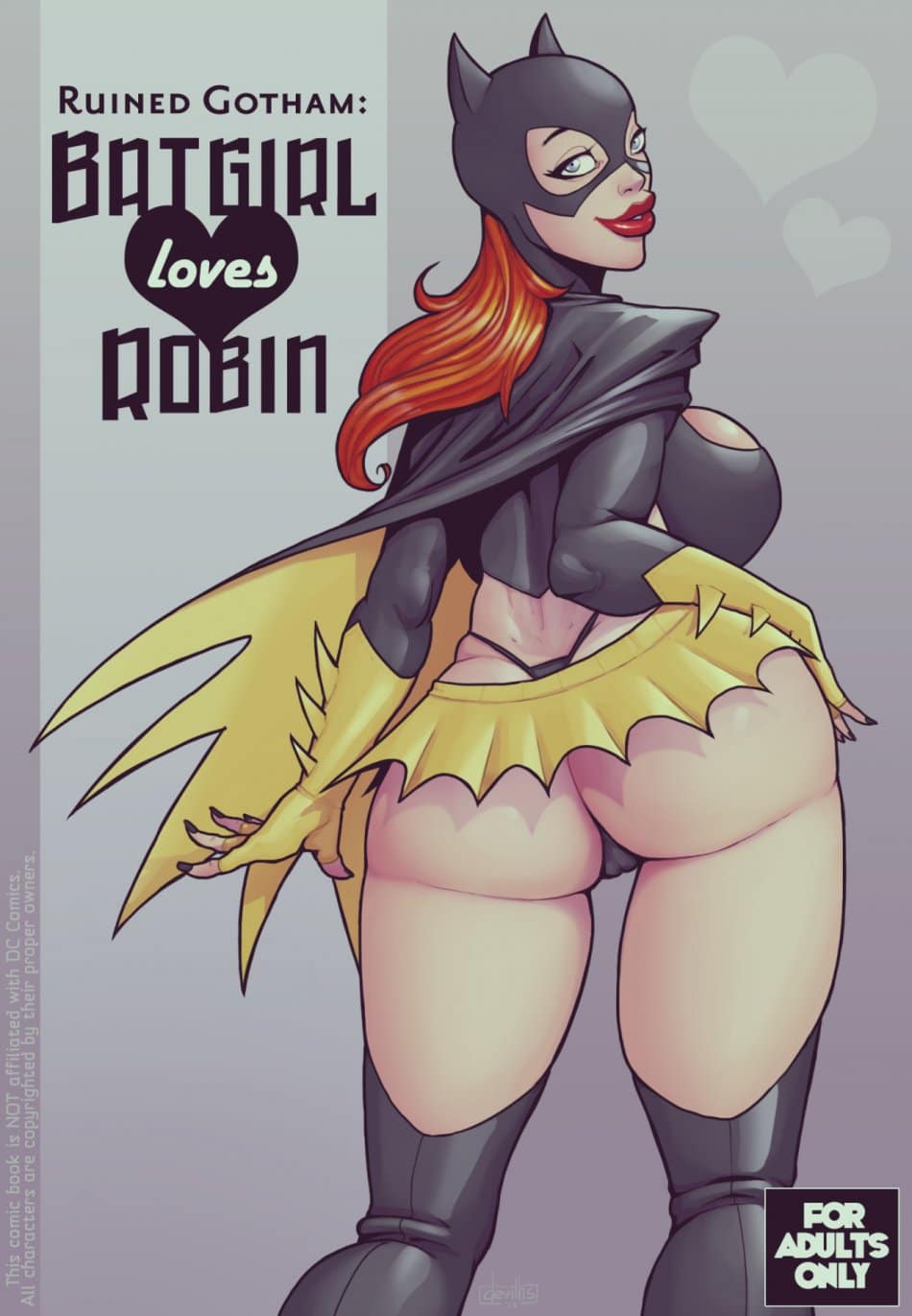 Batgirl fodendo gostoso com o Robin - HQ Adulto