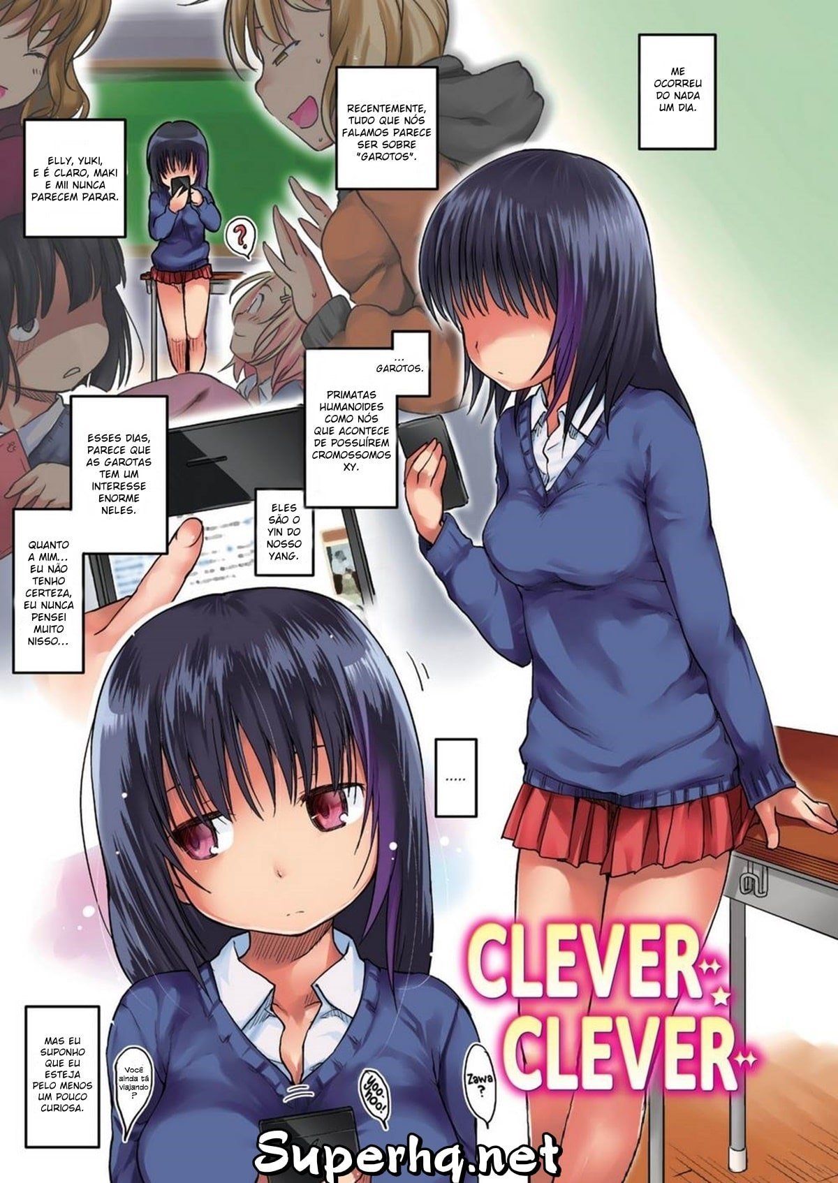 Clever Clever - A novinha virgem e tarada da escola - Hentai