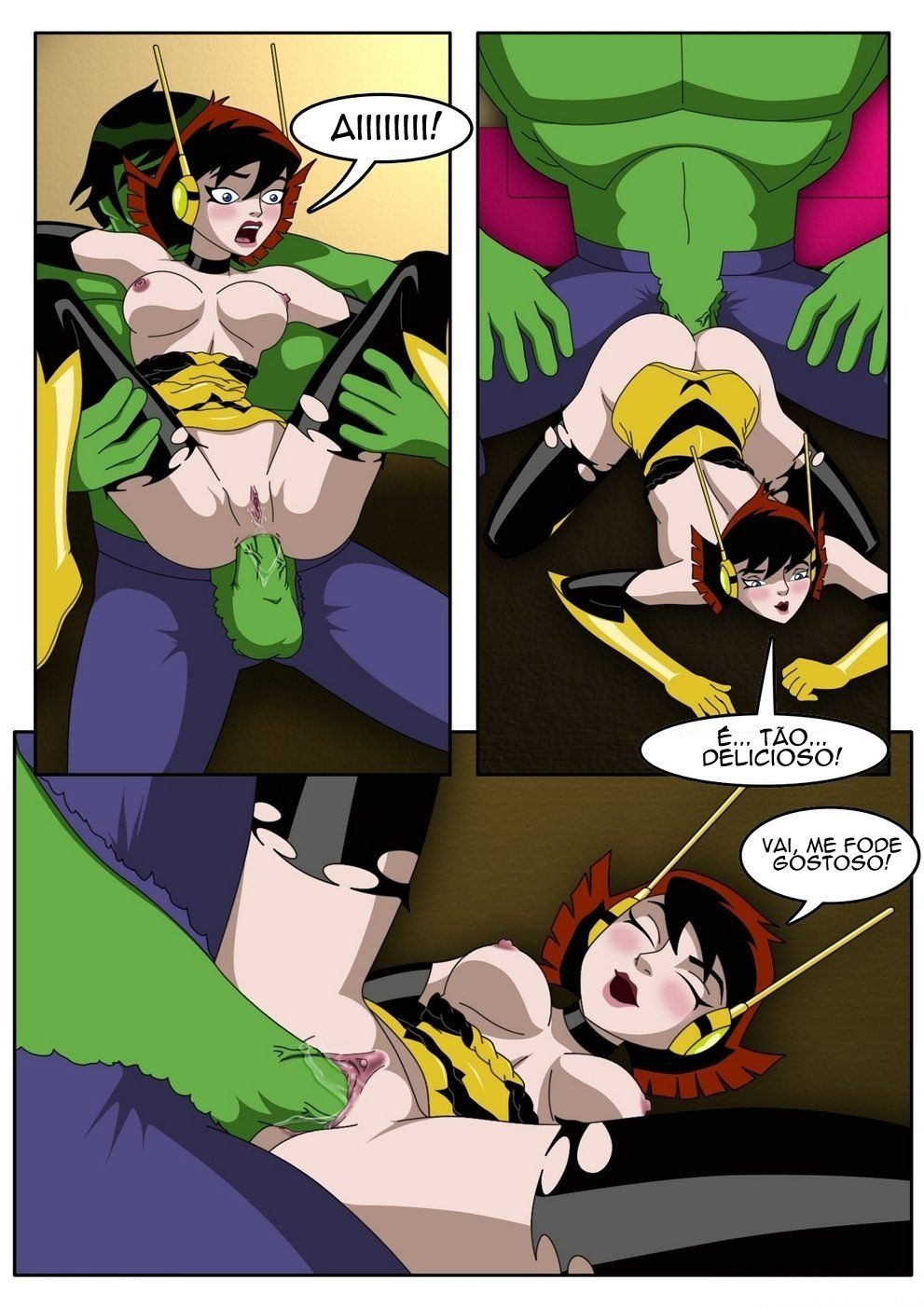 The Avengers Stress - Relaxando do Stress - Cartoon Porno