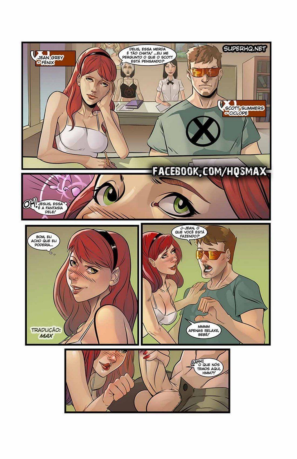 X-Men School Daze - Ciclope o fodião - HQ Adulto