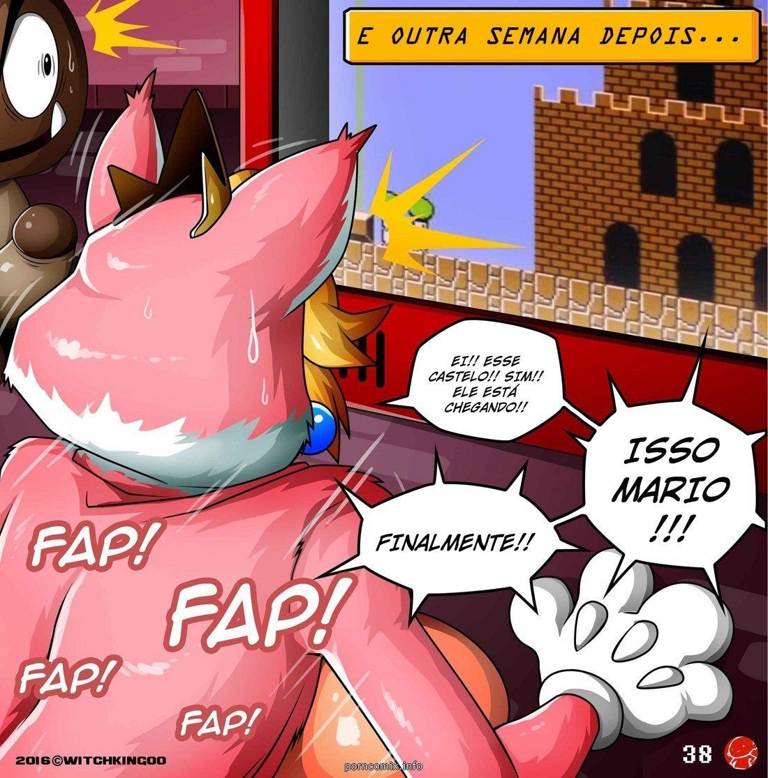 Princess Peach - Help Me Mario! - Cartoon Porno