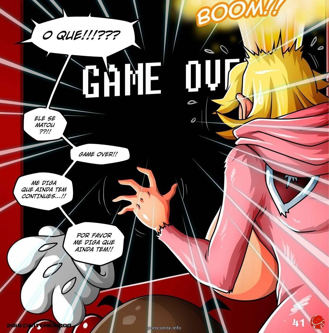 Princess Peach - Help Me Mario! - Cartoon Porno