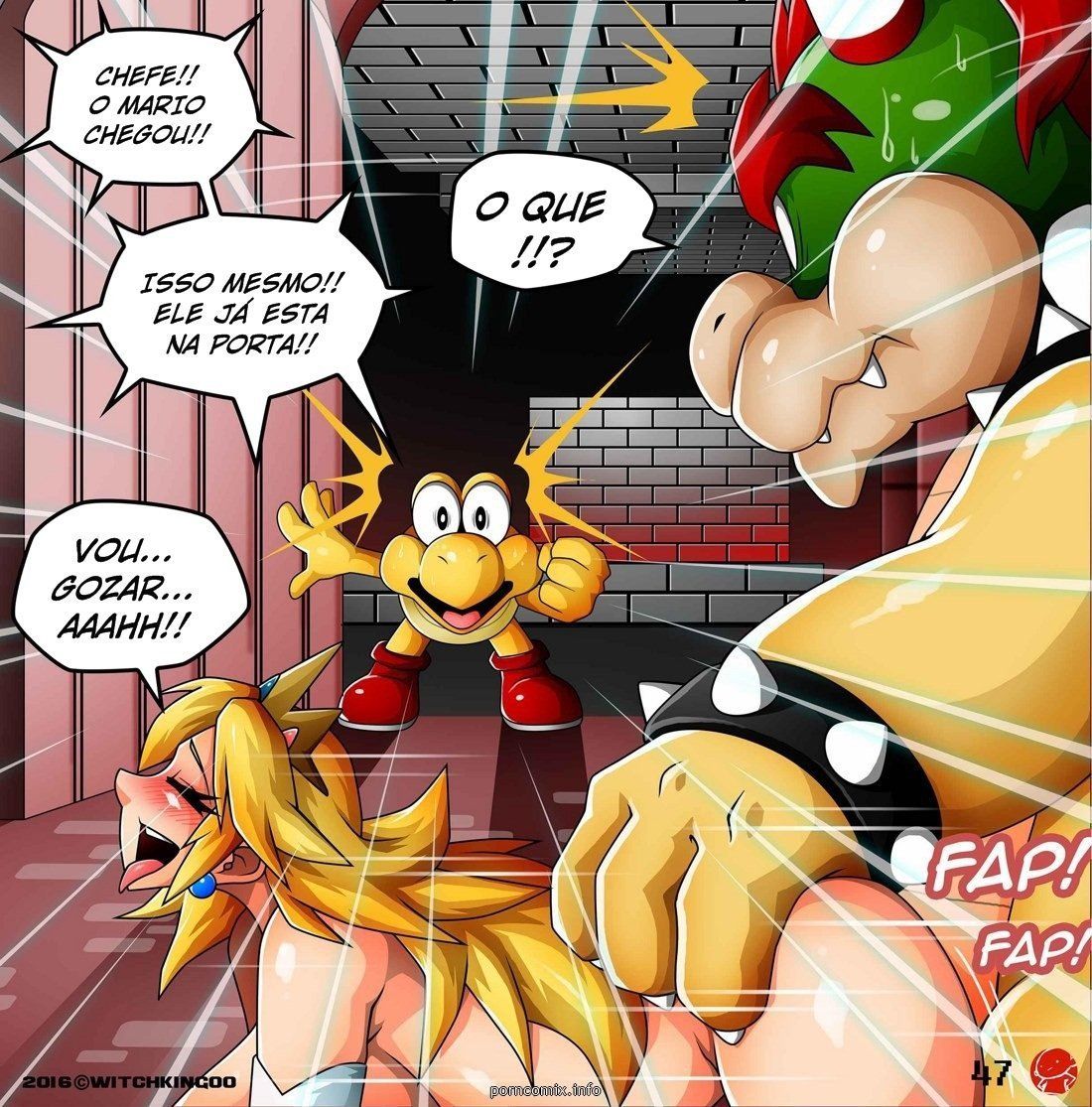 Princess Peach - Help Me Mario! - Cartoon Porno