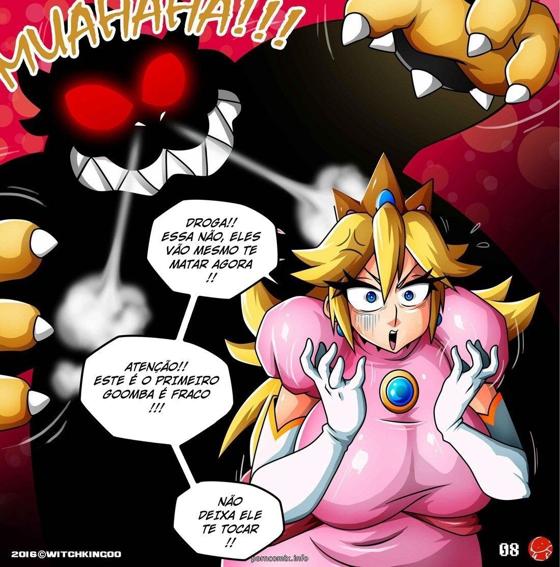 Princess Peach - Help Me Mario! - Cartoon Porno