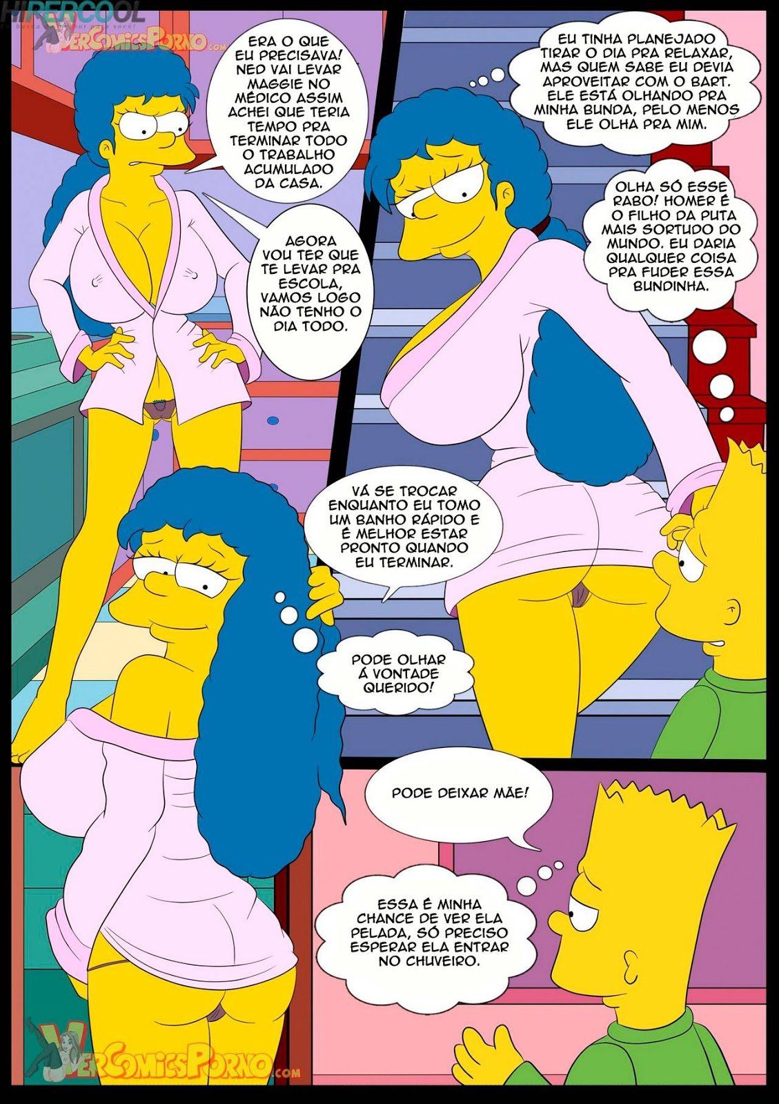 Milftoon - Os Simpsons – Comendo minha mãe - Incesto