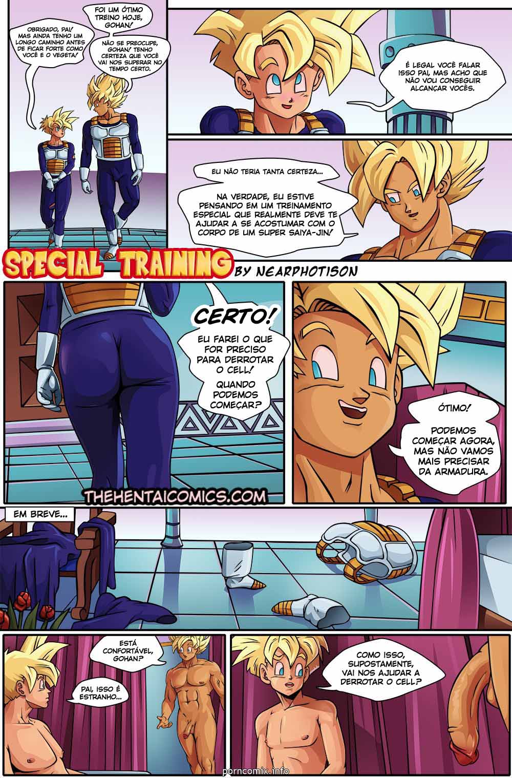 Dragon Ball Z Android 17 Gay Porn - Dragon Ball Z - Um treinamento especial - Quadrinhos ...