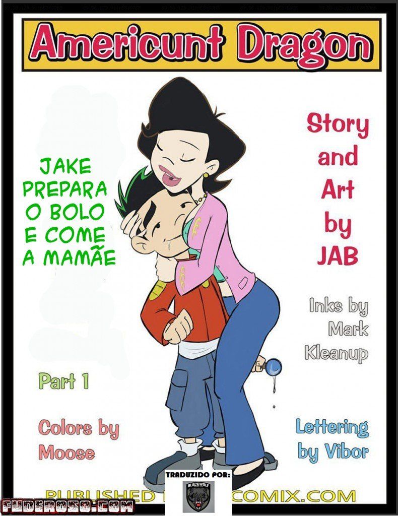 Jake Long Hentai - Um quadrinho de incesto com a mamãe