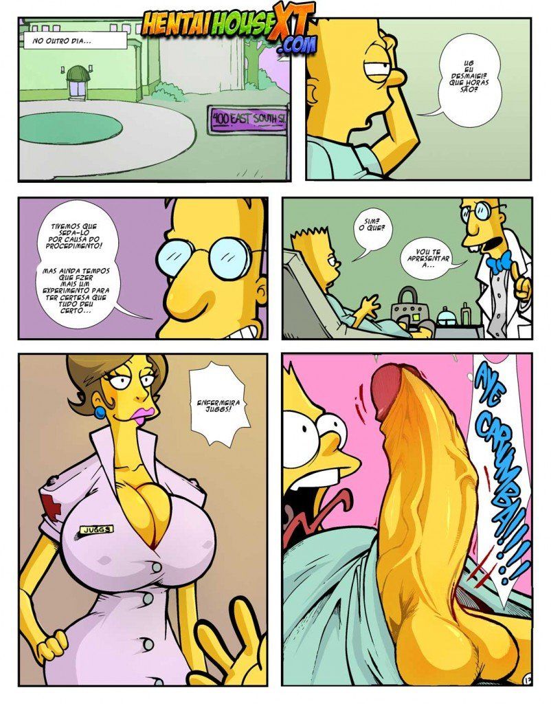 Mãe e Filho no HQ de Incesto - Os Simpsons