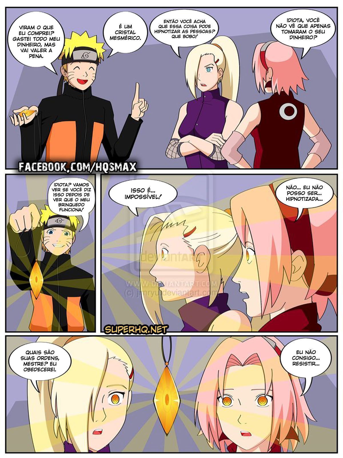 Naruto Porno - O cristal mágico da sedução