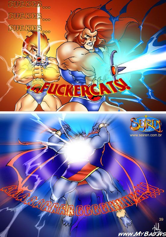 Os Fuckercats - Quadrinho porno paródia do Thundercats