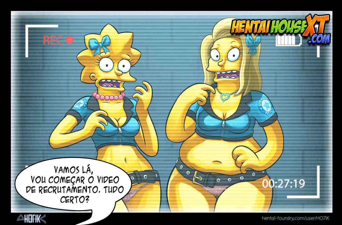 Os Simpsons Hentai em: As Novas Recrutas
